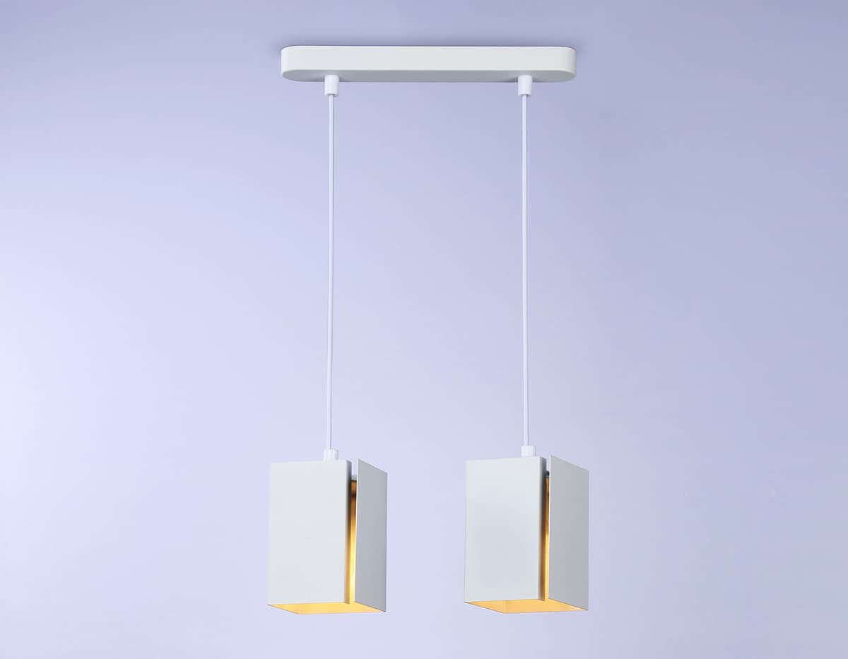Светильник подвесной со сменной лампой G9 TN5131/2 WH белый E27/2 max 40W 260*80*1150 Ambrella Light 9