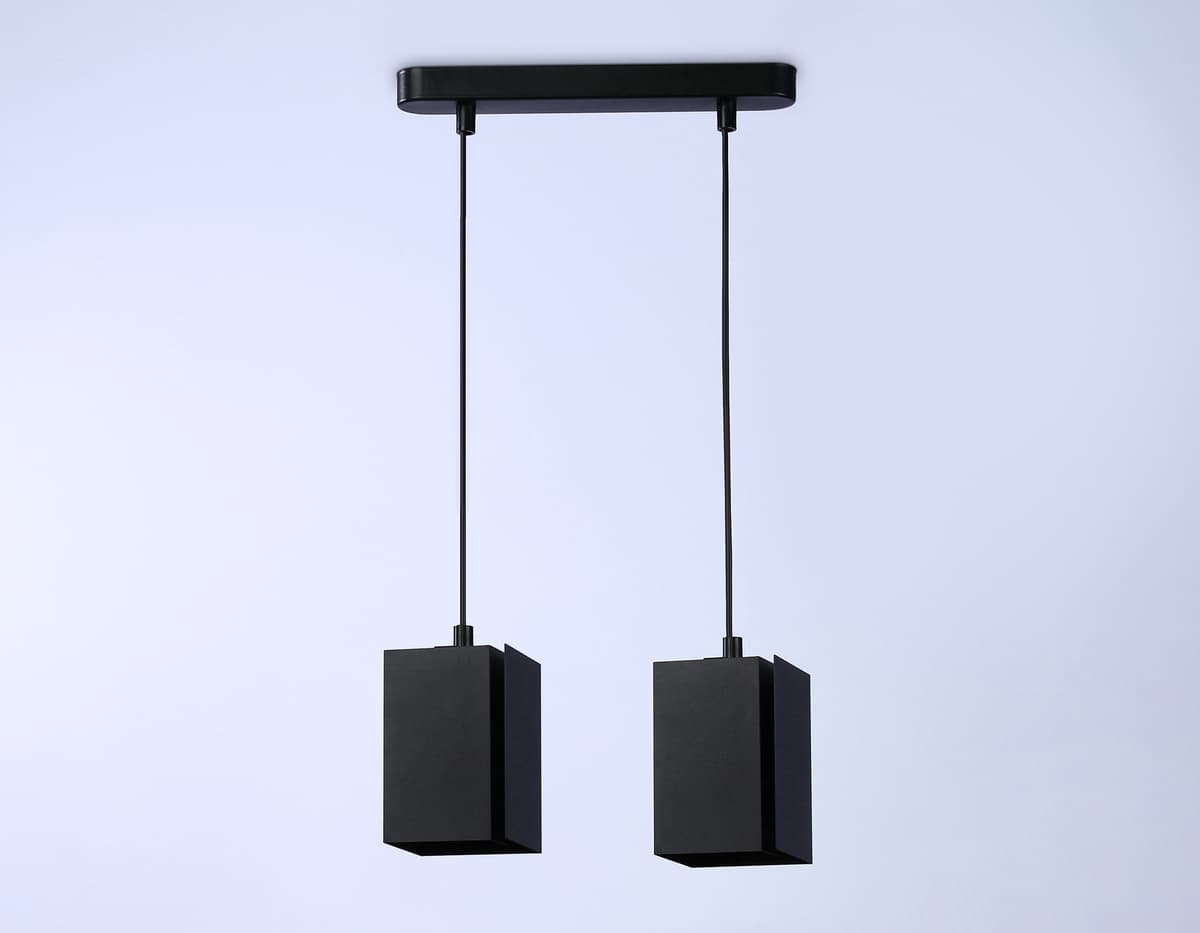 Светильник подвесной со сменной лампой G9 TN5133/2 BK черный E27/2 max 40W 260*80*1150 Ambrella Light 10