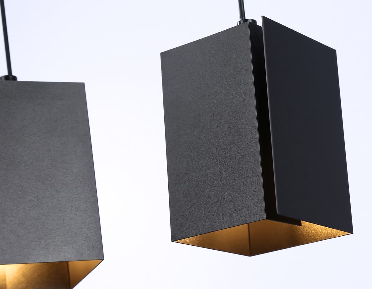 Светильник подвесной со сменной лампой G9 TN5133/2 BK черный E27/2 max 40W 260*80*1150 Ambrella Light 12