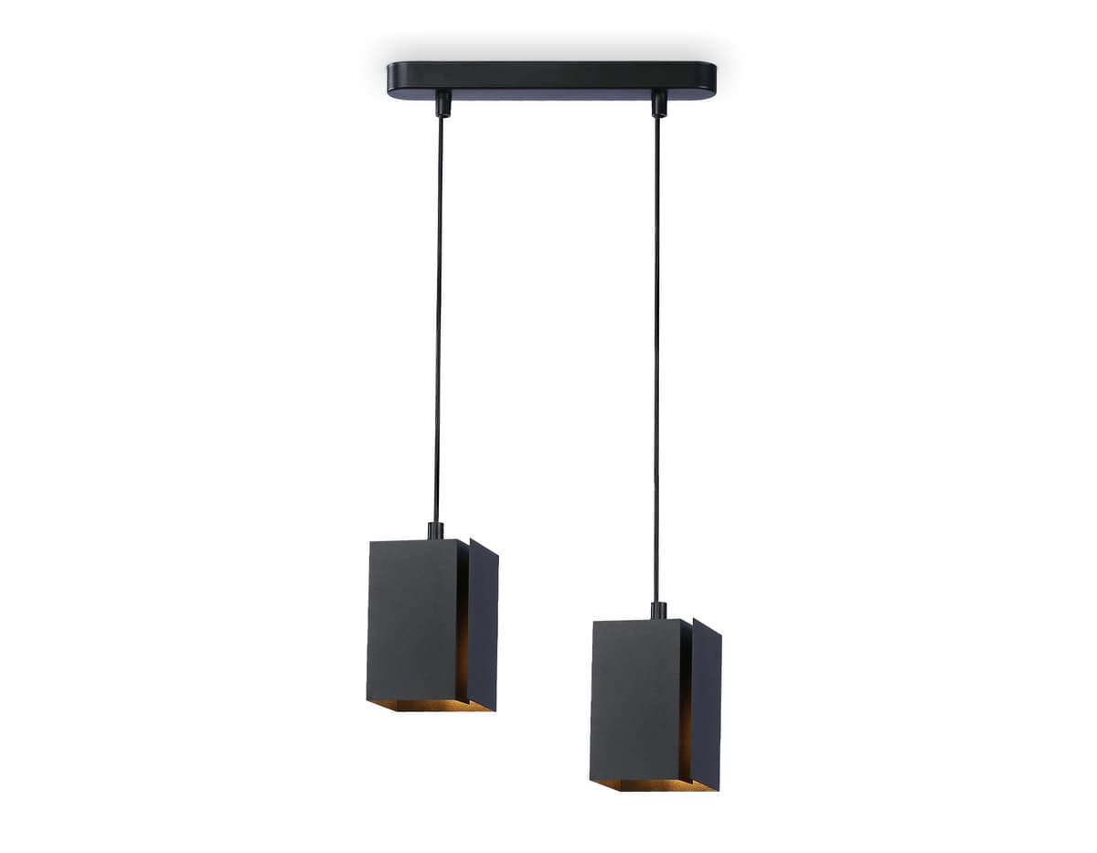 Светильник подвесной со сменной лампой G9 TN5133/2 BK черный E27/2 max 40W 260*80*1150 Ambrella Light 7