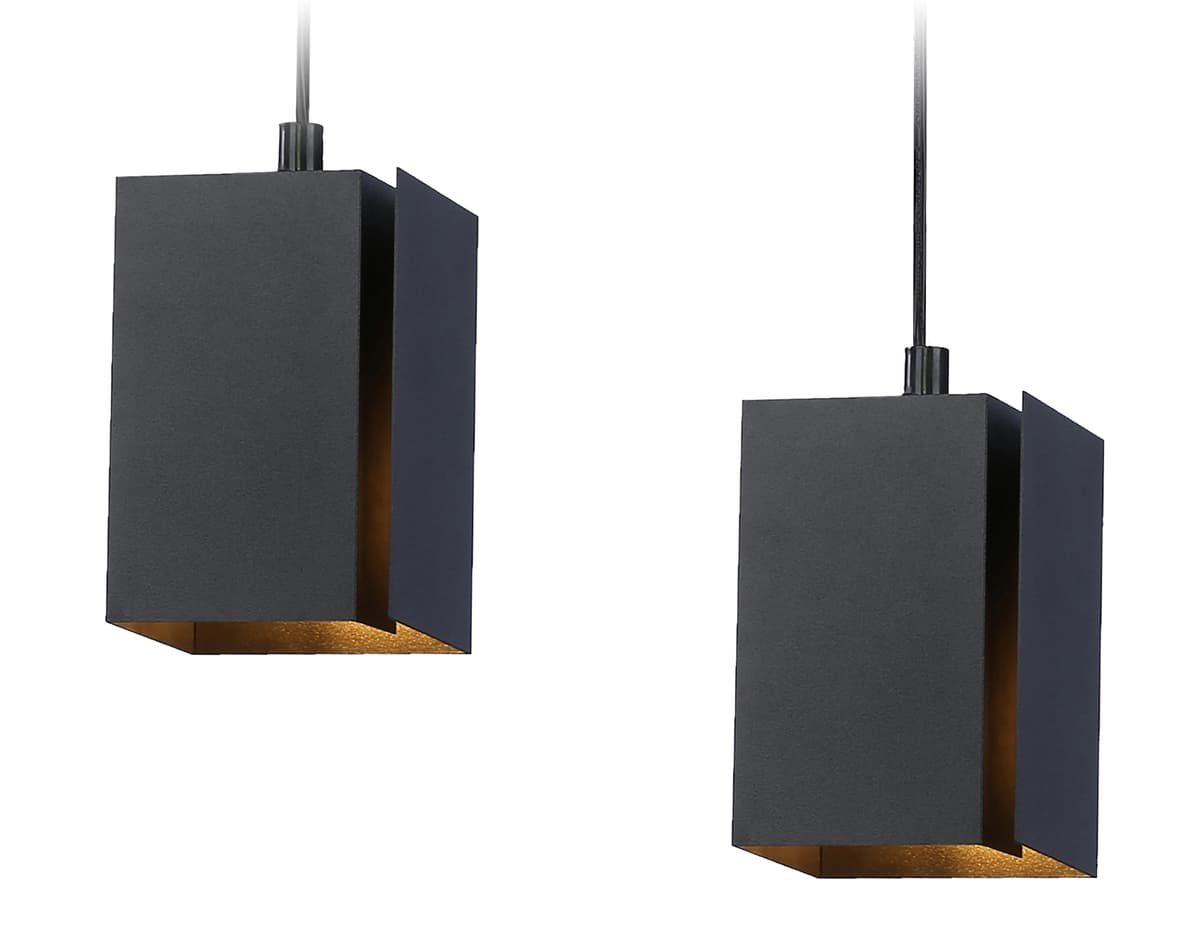 Светильник подвесной со сменной лампой G9 TN5133/2 BK черный E27/2 max 40W 260*80*1150 Ambrella Light 8