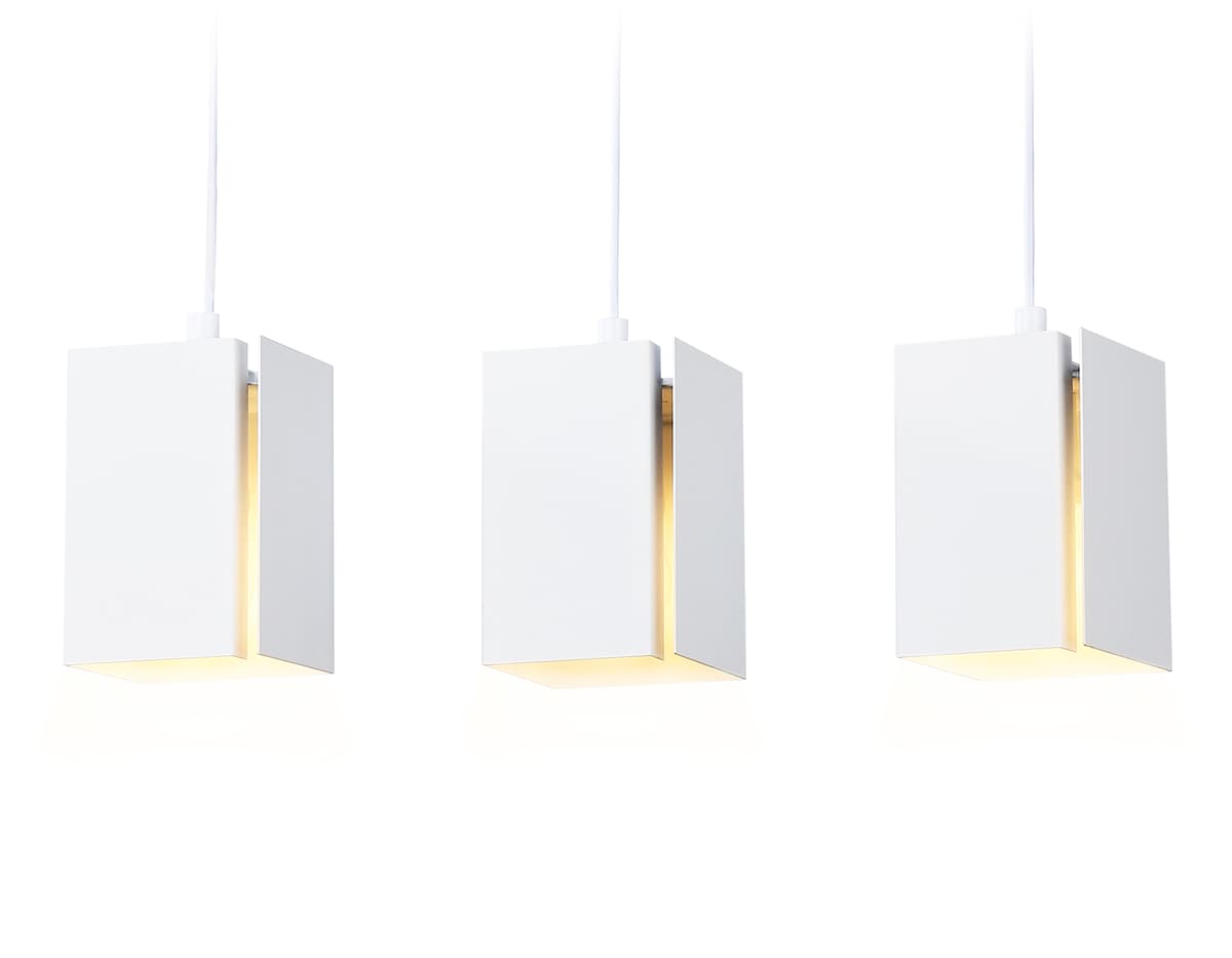 Светильник подвесной со сменной лампой G9 TN5138/3 WH белый E27/3 max 40W 400*80*1150 Ambrella Light 7