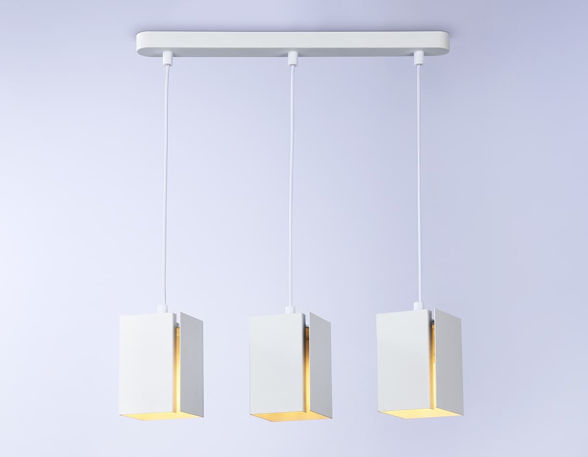 Светильник подвесной со сменной лампой G9 TN5138/3 WH белый E27/3 max 40W 400*80*1150 Ambrella Light 8
