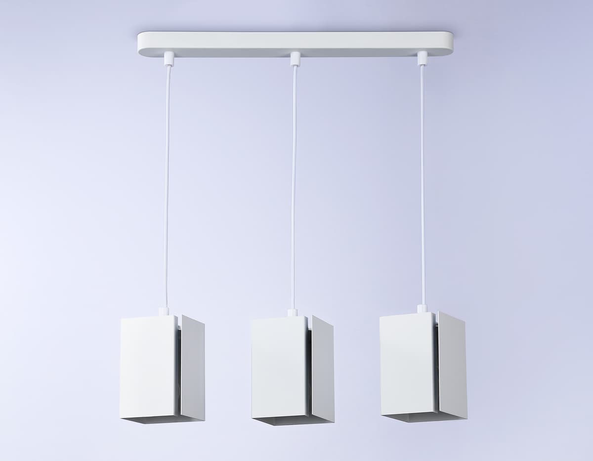 Светильник подвесной со сменной лампой G9 TN5138/3 WH белый E27/3 max 40W 400*80*1150 Ambrella Light 9
