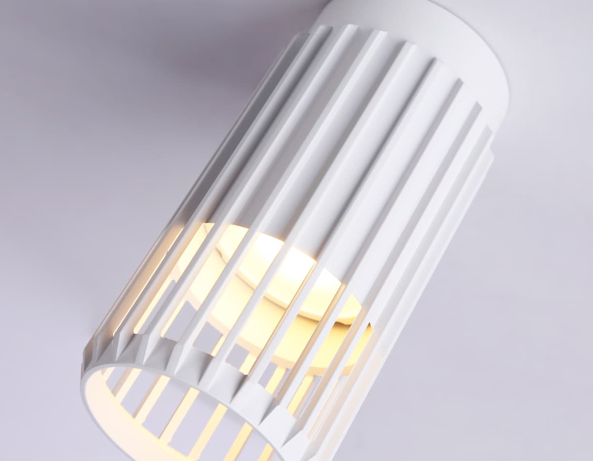 Накладной светильник со сменной лампой GU10 TN51672 WH белый GU10 D60*120 Ambrella Light 6