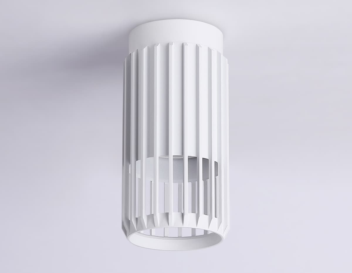 Накладной светильник со сменной лампой GU10 TN51672 WH белый GU10 D60*120 Ambrella Light 8