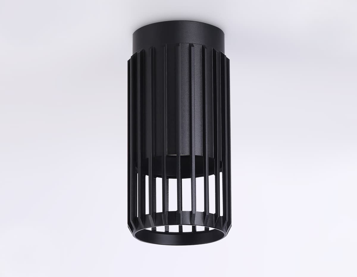 Накладной светильник со сменной лампой GU10 TN51674 BK черный GU10 D60*120 Ambrella Light 12