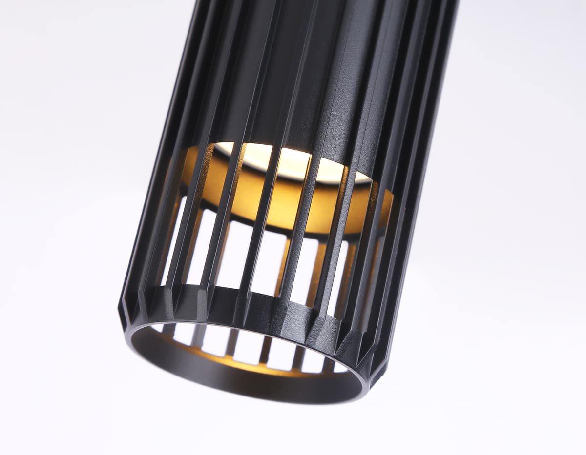 Накладной светильник со сменной лампой GU10 TN51674 BK черный GU10 D60*120 Ambrella Light 8