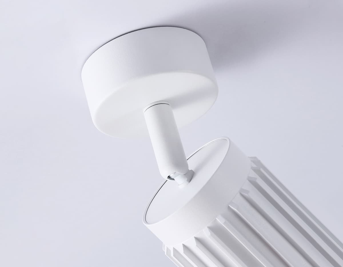 Накладной поворотный спот со сменной лампой GU10 TN51677 WH белый GU10 D60*120 Ambrella Light 10