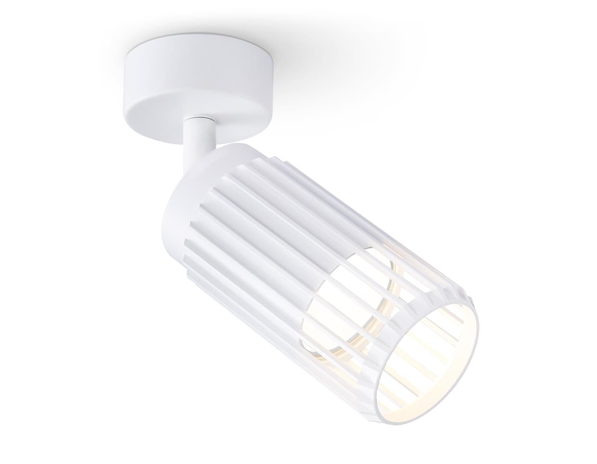 Накладной поворотный спот со сменной лампой GU10 TN51677 WH белый GU10 D60*120 Ambrella Light 8