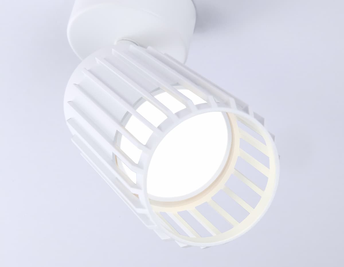 Накладной поворотный спот со сменной лампой GU10 TN51677 WH белый GU10 D60*120 Ambrella Light 9