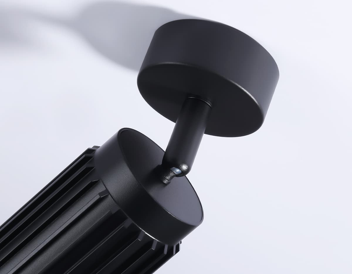 Накладной поворотный спот со сменной лампой GU10 TN51679 BK черный GU10 D60*120 Ambrella Light 9