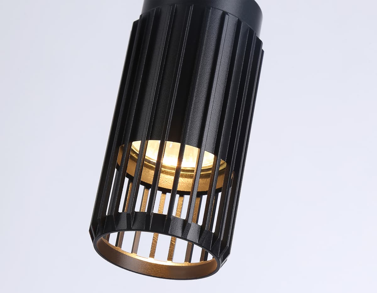 Подвесной светильник со сменной лампой GU10 TN51695 BK черный GU10 D60*1120 Ambrella Light 6