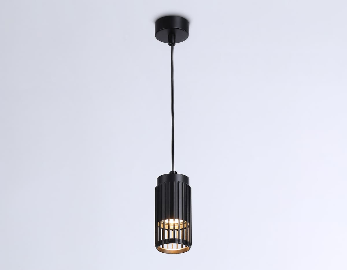 Подвесной светильник со сменной лампой GU10 TN51695 BK черный GU10 D60*1120 Ambrella Light 7