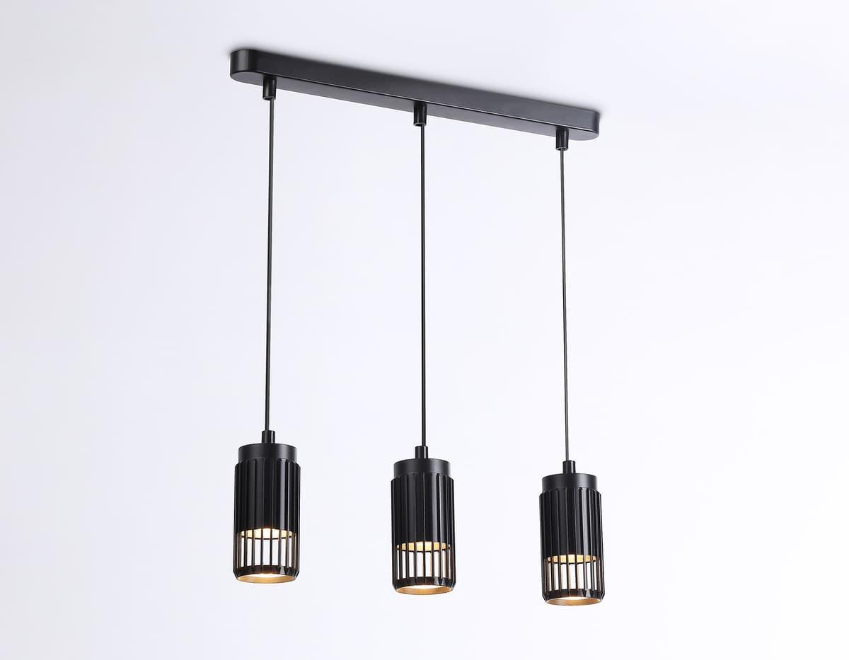 Подвесной светильник со сменной лампой GU10 TN51699/3 BK черный GU10/3 400*60*1120 Ambrella Light 7
