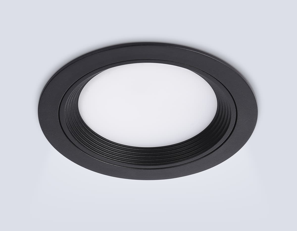 Встраиваемый точечный светильник GX53 TN51802 BK черный GX53 max 15W D110*23 Ambrella Light 10