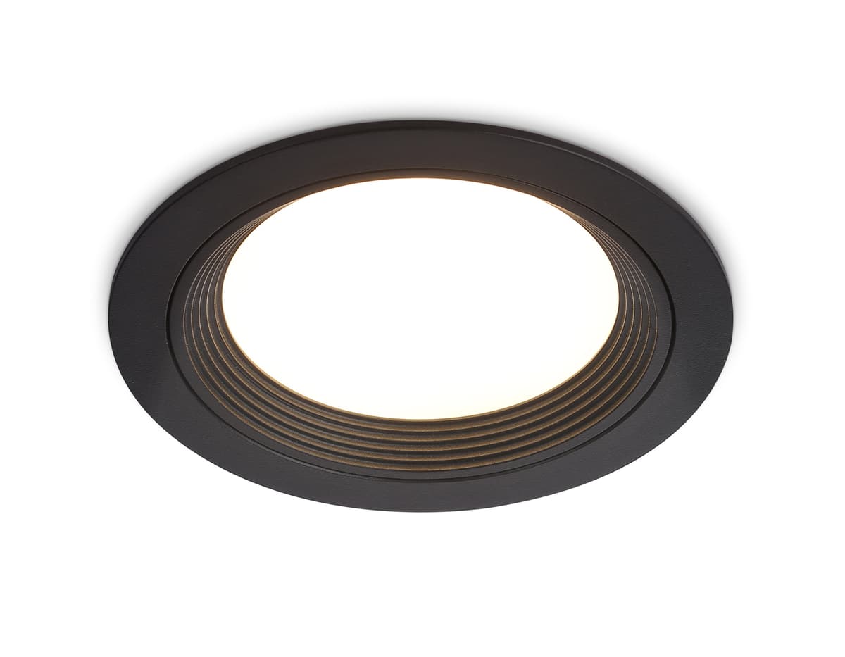 Встраиваемый точечный светильник GX53 TN51802 BK черный GX53 max 15W D110*23 Ambrella Light 8
