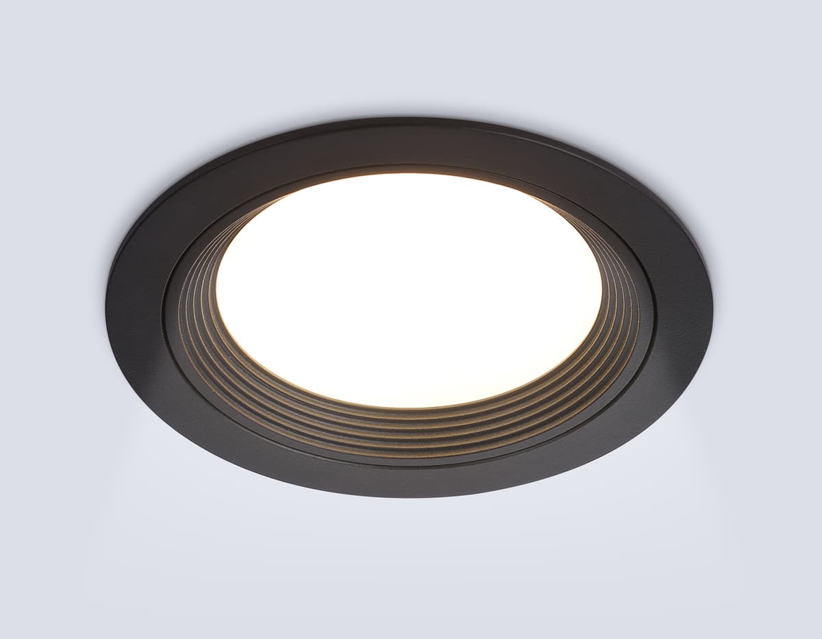 Встраиваемый точечный светильник GX53 TN51802 BK черный GX53 max 15W D110*23 Ambrella Light 9