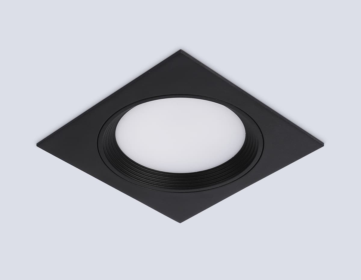 Встраиваемый точечный светильник GX53 TN51804 BK черный GX53 max 15W 110*110*23 Ambrella Light 10