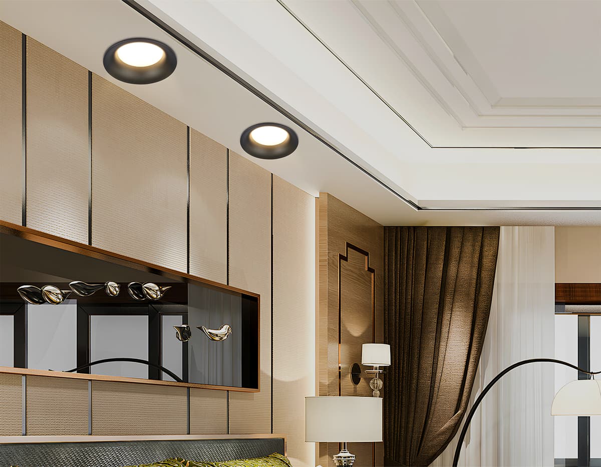 Встраиваемый точечный светильник GX53 TN51811 BK черный GX53 max 15W D105*36 Ambrella Light 13