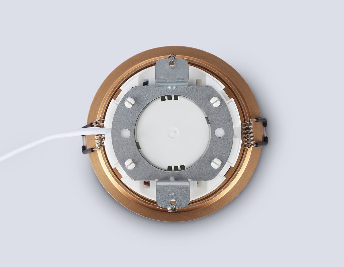 Встраиваемый точечный светильник GX53 TN51815 GD золото GX53 max 15W D105*36 Ambrella Light 12