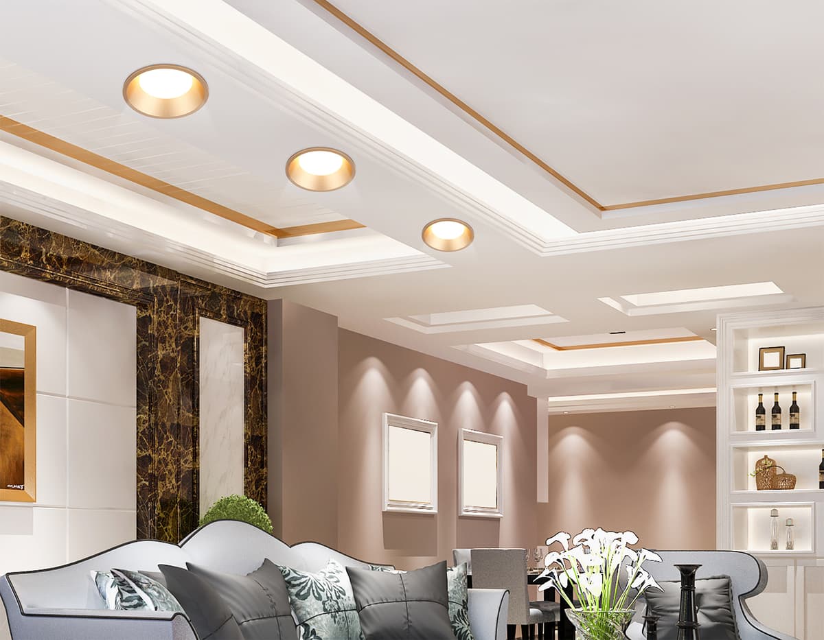 Встраиваемый точечный светильник GX53 TN51815 GD золото GX53 max 15W D105*36 Ambrella Light 13