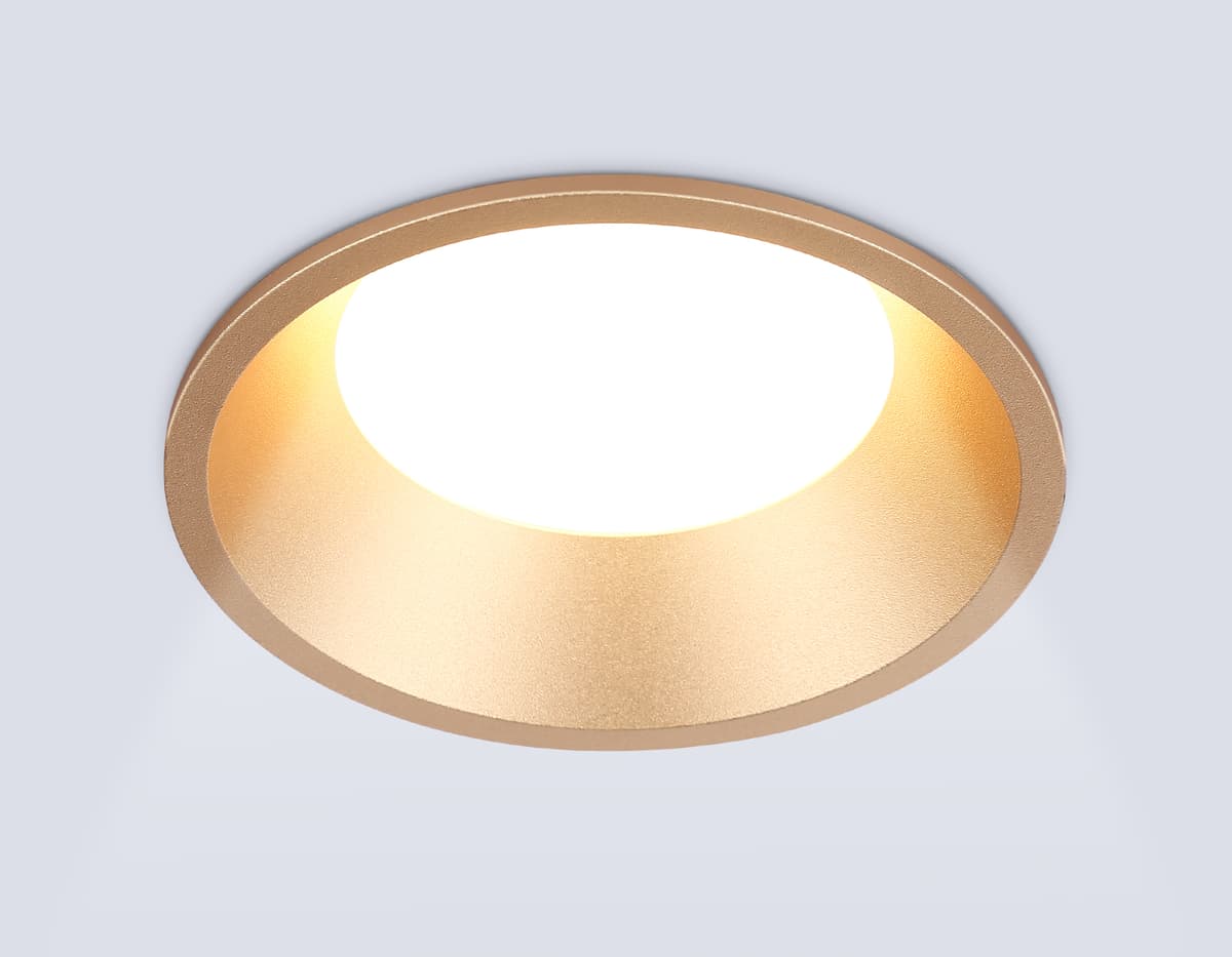 Встраиваемый точечный светильник GX53 TN51815 GD золото GX53 max 15W D105*36 Ambrella Light 9