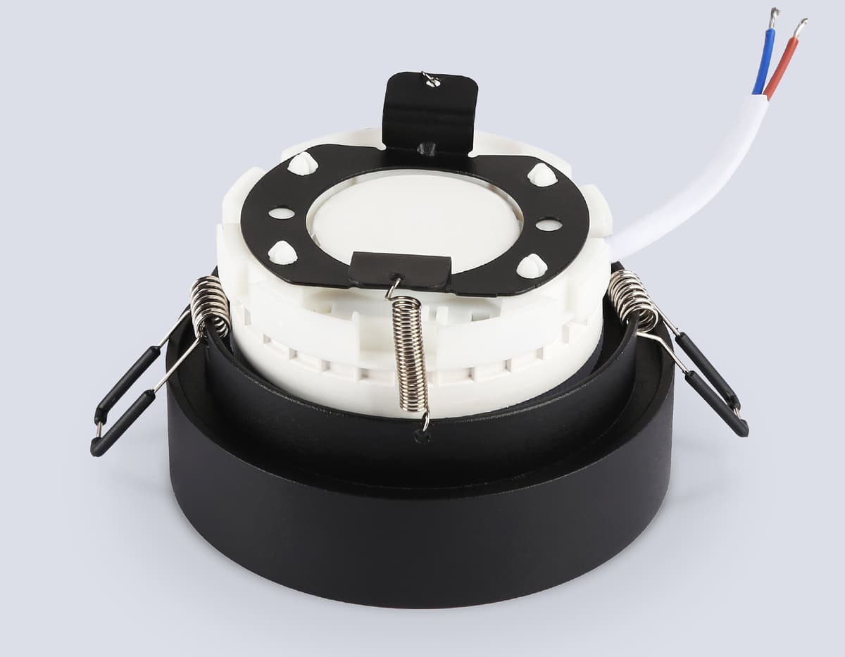 Светильник встраиваемый со сменной лампой GX53 TN51817 BK черный IP20 GX53 D100*63 Ambrella Light 11