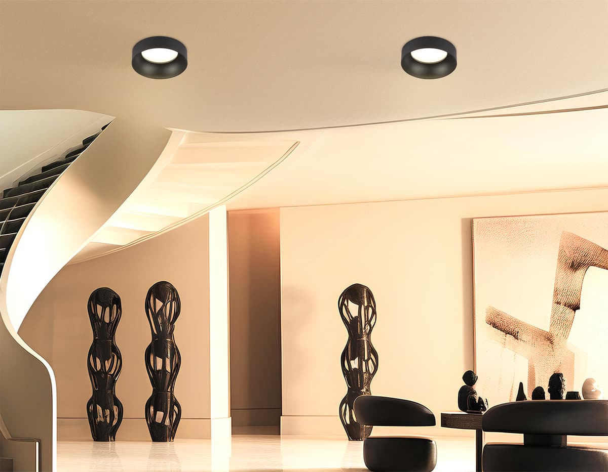 Светильник встраиваемый со сменной лампой GX53 TN51817 BK черный IP20 GX53 D100*63 Ambrella Light 13