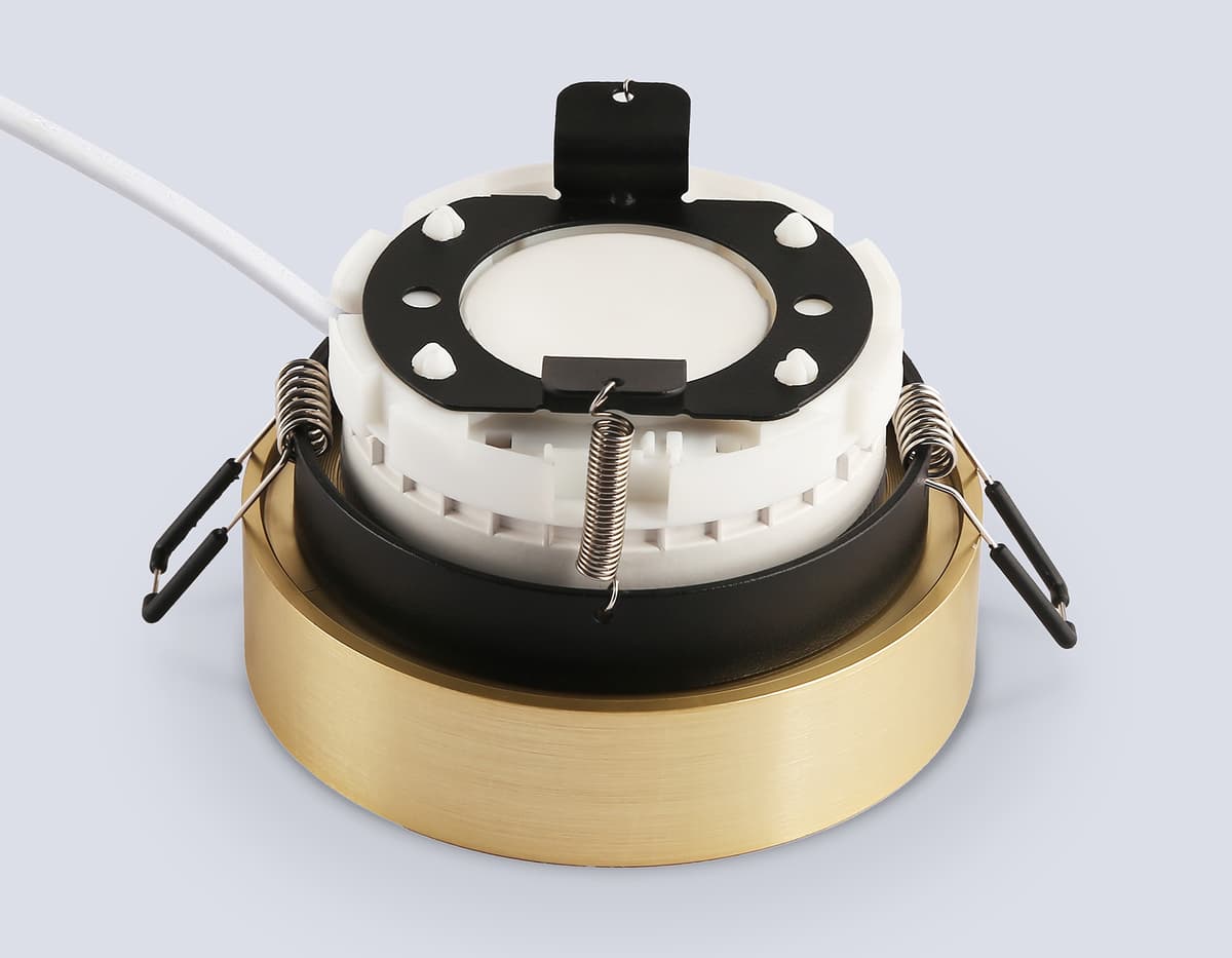 Светильник встраиваемый со сменной лампой GX53 TN51818 GD золото IP20 GX53 D100*63 Ambrella Light 11