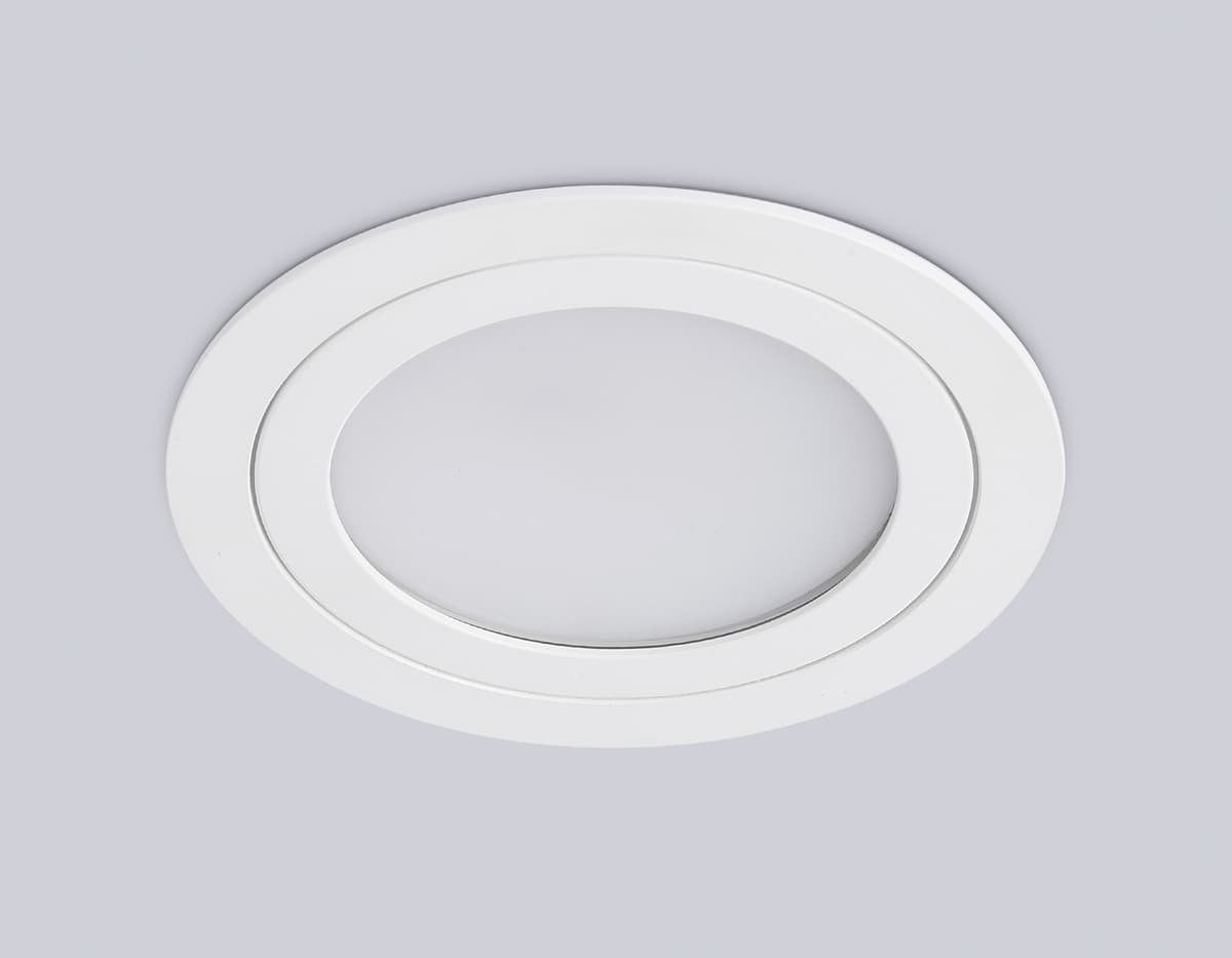 Встраиваемый точечный светильник GX53 TN51822 WH белый GX53 max 15W D110*39 Ambrella Light 10