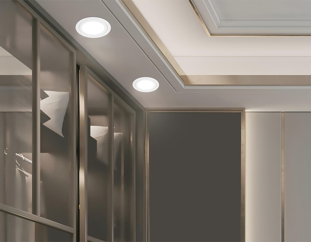 Встраиваемый точечный светильник GX53 TN51822 WH белый GX53 max 15W D110*39 Ambrella Light 13