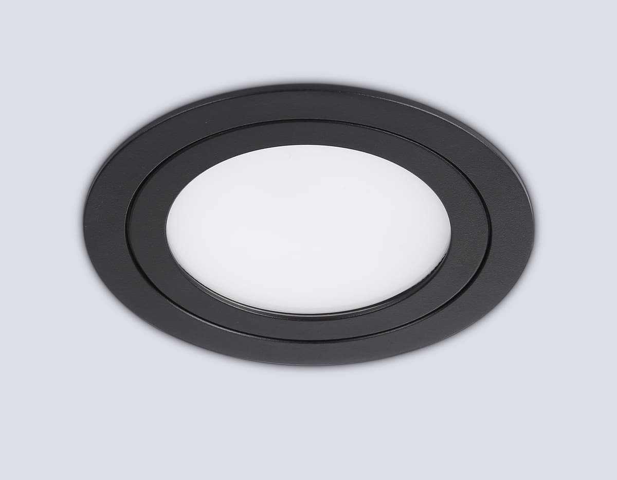 Встраиваемый точечный светильник GX53 TN51823 BK черный GX53 max 15W D110*39 Ambrella Light 10