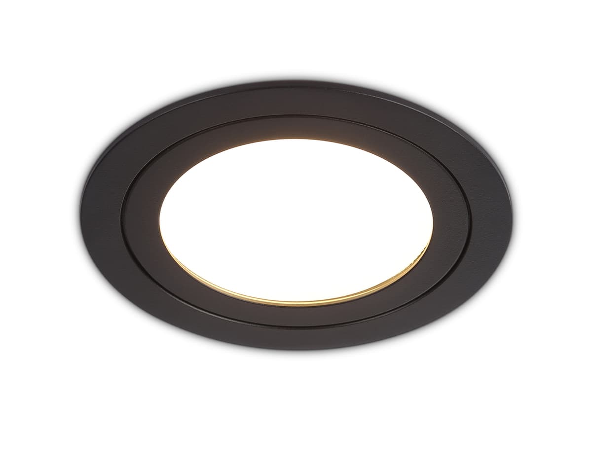 Встраиваемый точечный светильник GX53 TN51823 BK черный GX53 max 15W D110*39 Ambrella Light 8