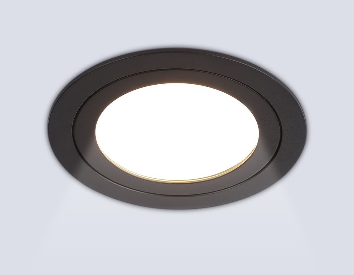 Встраиваемый точечный светильник GX53 TN51823 BK черный GX53 max 15W D110*39 Ambrella Light 9