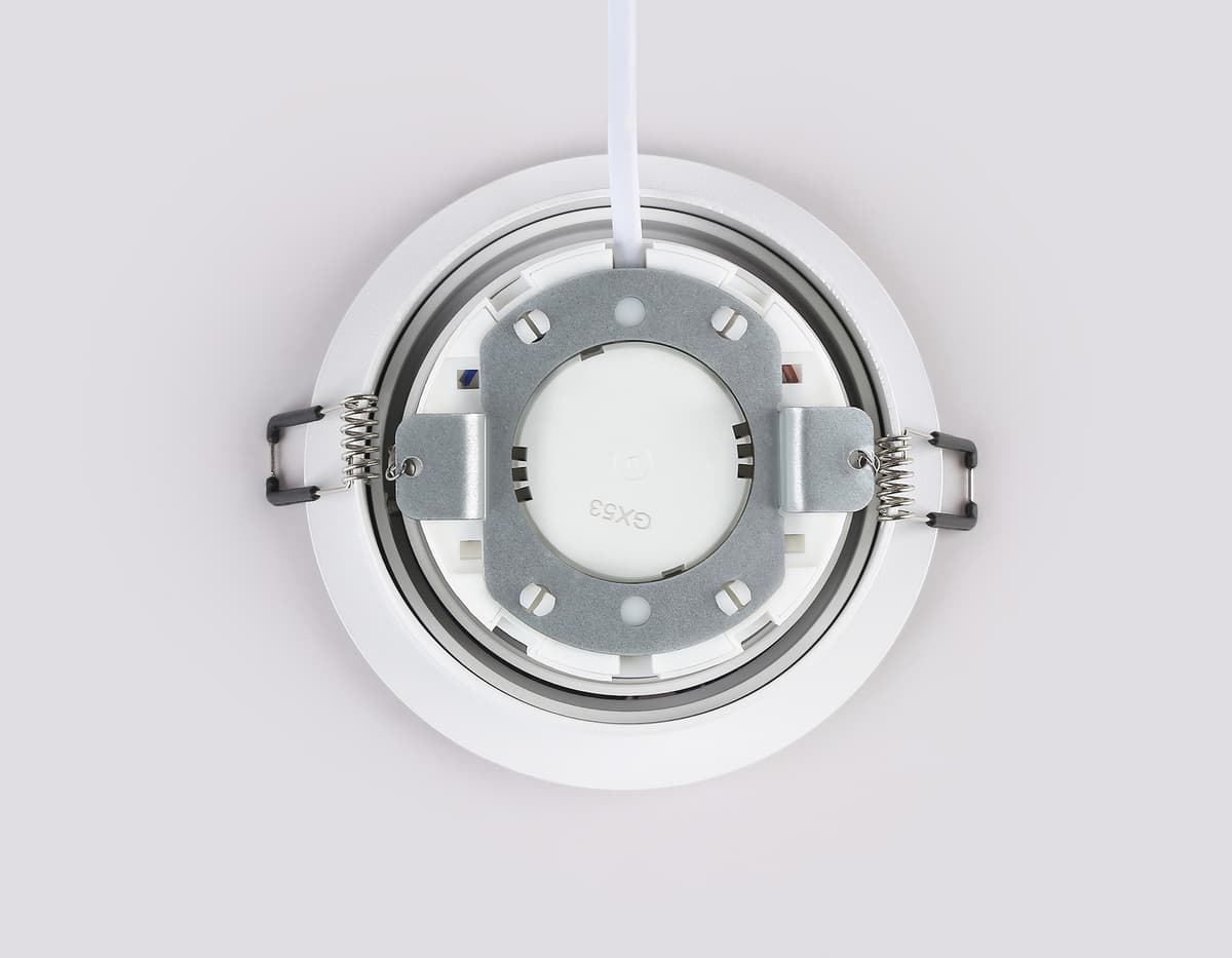 Встраиваемый поворотный точечный светильник GX53 TN51911 WH белый GX53 max 12W D115*23 Ambrella Light 12