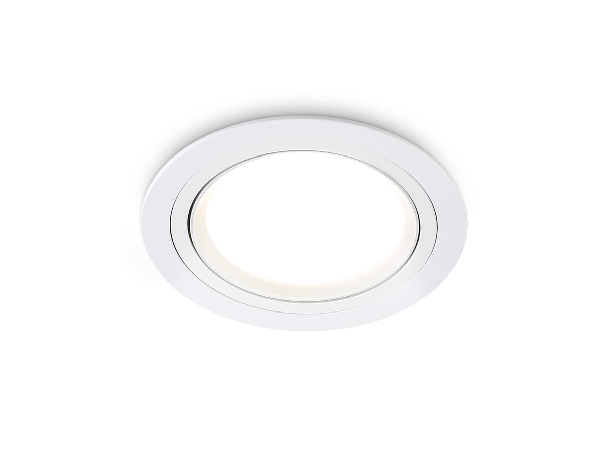 Встраиваемый поворотный точечный светильник GX53 TN51911 WH белый GX53 max 12W D115*23 Ambrella Light 9