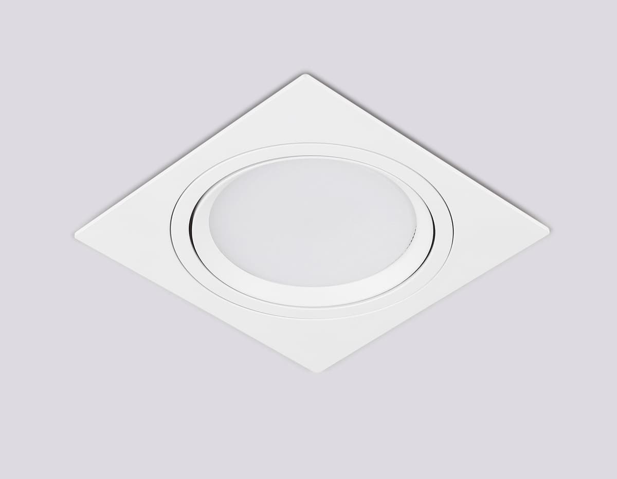 Встраиваемый поворотный точечный светильник GX53 TN51915 WH белый GX53 max 12W 115*115*23 Ambrella Light 10