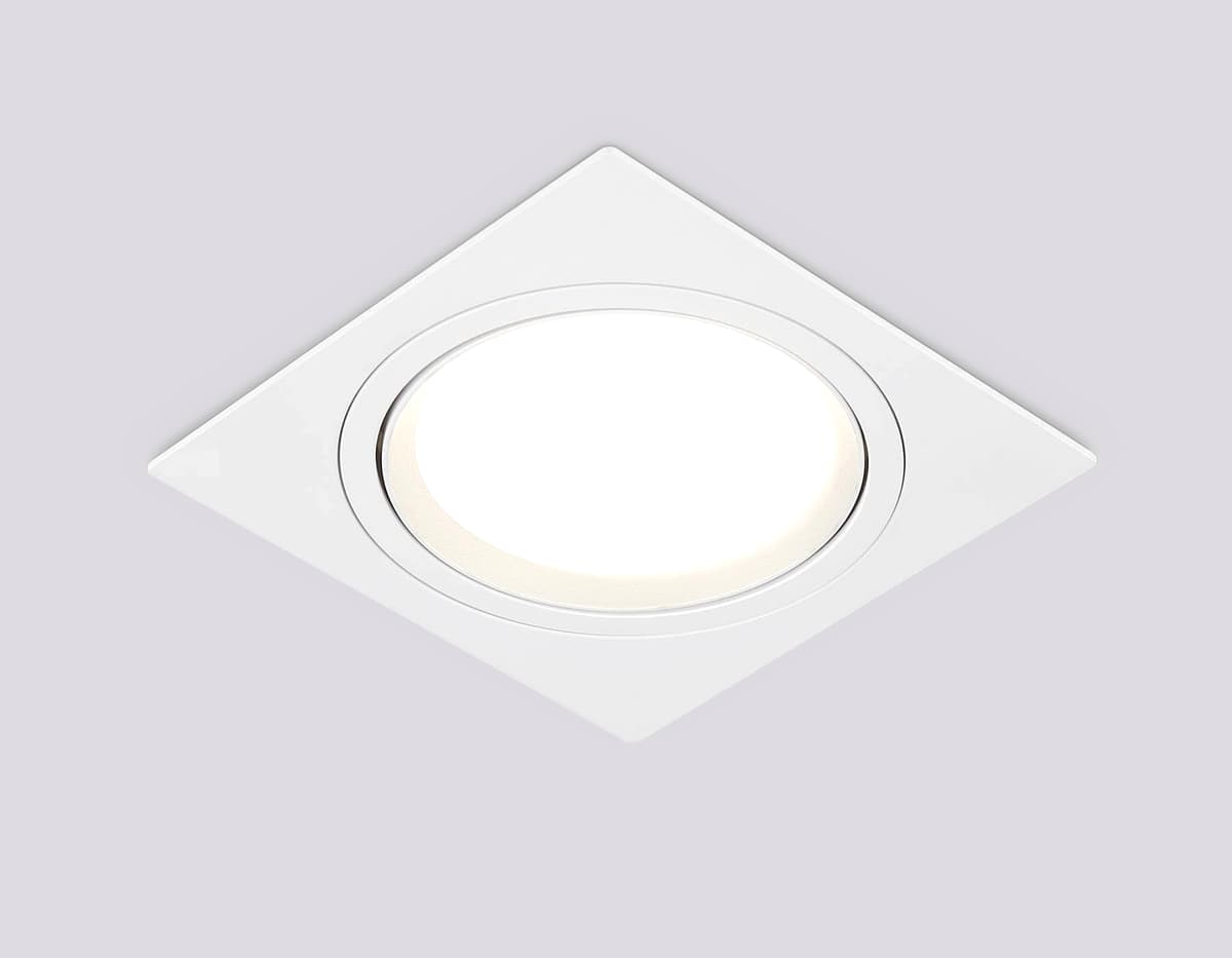 Встраиваемый поворотный точечный светильник GX53 TN51915 WH белый GX53 max 12W 115*115*23 Ambrella Light 9