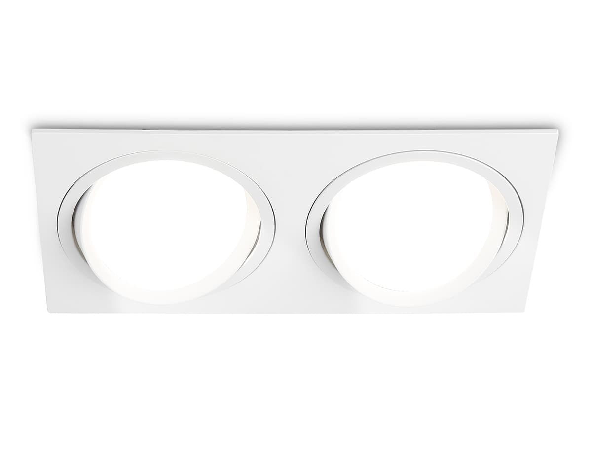 Встраиваемый поворотный точечный светильник GX53 TN51919/2 WH белый GX53 max 12W 220*115*23 Ambrella Light 9
