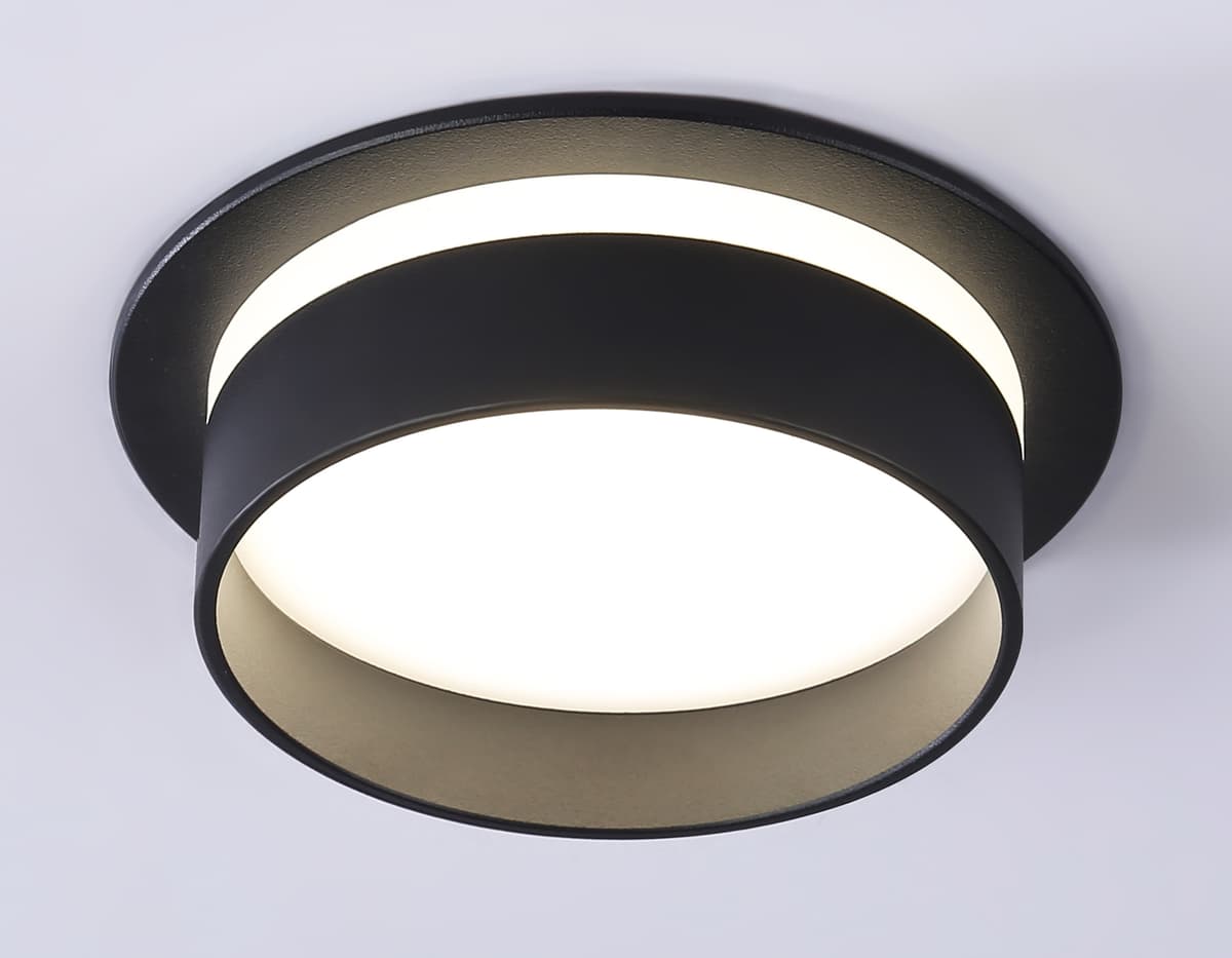 Встраиваемый светильник GX53 TN5213 BK черный GX53 D110*58 Ambrella Light 8