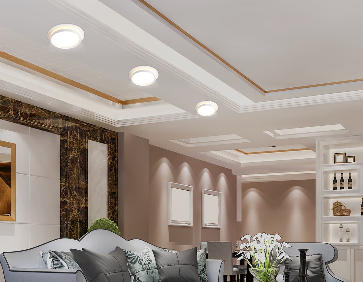 Встраиваемый точечный светильник GX53 TN5214 WH белый GX53 max 15W D105*40 Ambrella Light 11