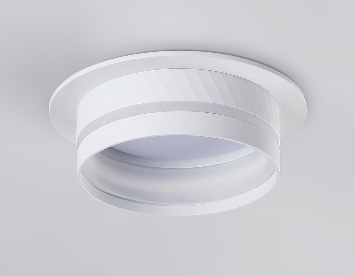 Светильник встраиваемый TN5218 WH белый GX53 D110*50 Ambrella Light 12