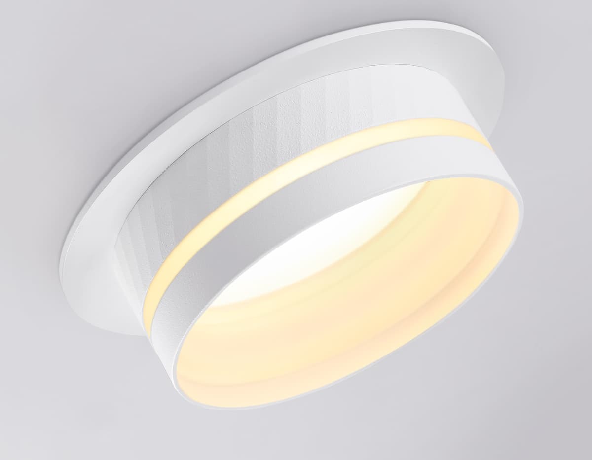 Светильник встраиваемый TN5218 WH белый GX53 D110*50 Ambrella Light 8
