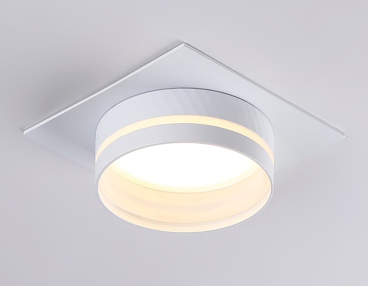 Светильник встраиваемый TN5221 WH белый GX53 110*110*50 Ambrella Light 9