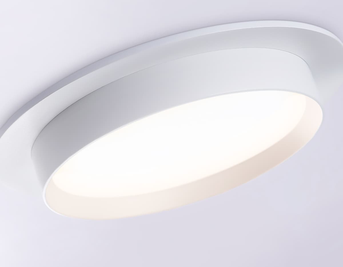 Светильник встраиваемый TN5225 WH белый GX53 D110*35 Ambrella Light 12