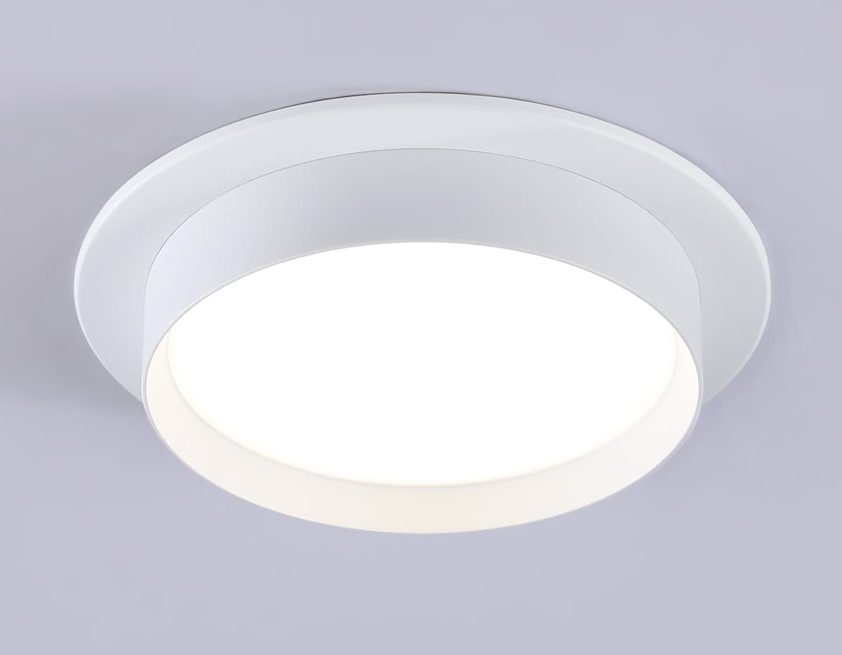 Светильник встраиваемый TN5225 WH белый GX53 D110*35 Ambrella Light 13
