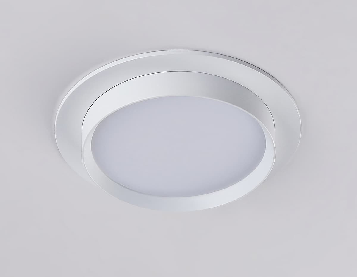 Светильник встраиваемый TN5225 WH белый GX53 D110*35 Ambrella Light 14