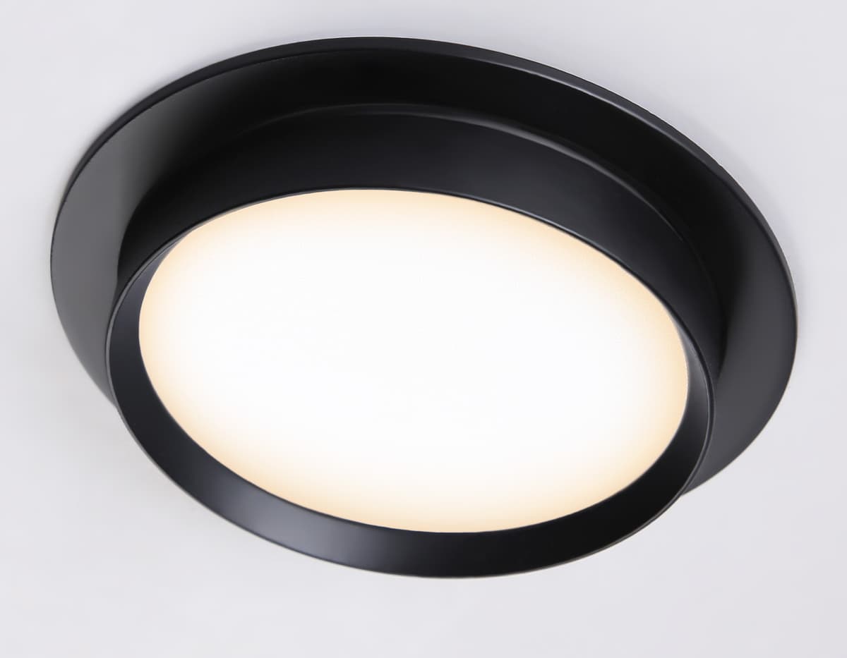 Светильник встраиваемый TN5227 BK черный GX53 D110*35 Ambrella Light 12