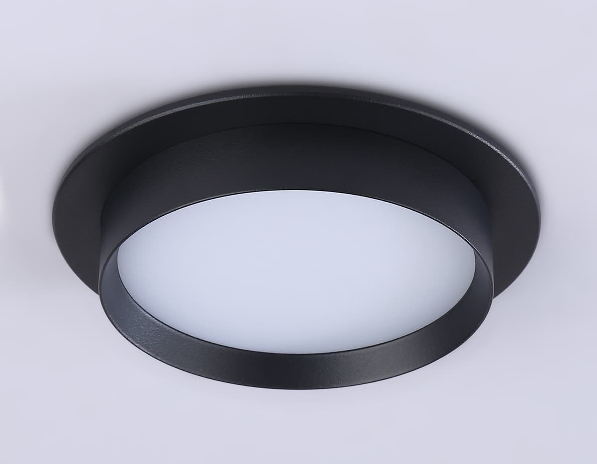 Светильник встраиваемый TN5227 BK черный GX53 D110*35 Ambrella Light 15